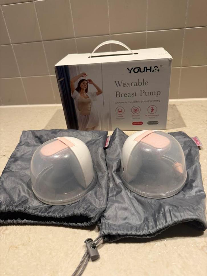Youha Gen 2 Wearable Breast Pump, Kinderen en Baby's, Babyvoeding en Toebehoren, Zo goed als nieuw, Borstkolf, Ophalen of Verzenden