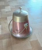Antieke grote koperen doofpot met deksel en hengsel., Antiek en Kunst, Curiosa en Brocante, Ophalen of Verzenden