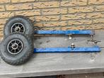 Set strandwielen, Watersport en Boten, Ophalen, Gebruikt, Overige typen, Motorboot