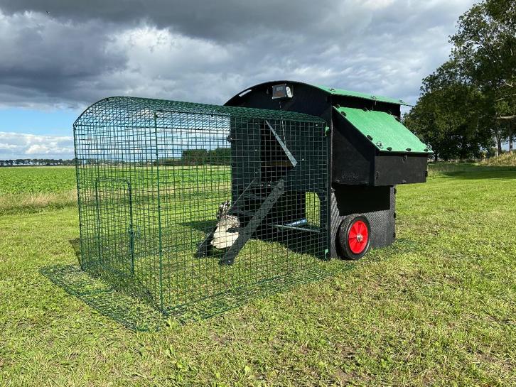 Kunststof Kippenhok - Nestera Large Verhoogd + 2 meter ren, Dieren en Toebehoren, Pluimvee | Toebehoren, Nieuw, Kippenhok of Kippenren