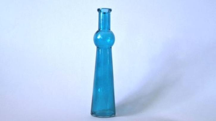 Vaas blauw single flower p/st., Huis en Inrichting, Woonaccessoires | Overige, Nieuw, Ophalen of Verzenden