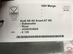 audi a6 4g avant a7 4g subwoofer bose 4g9035382a, Ophalen of Verzenden, Gebruikt, Audi