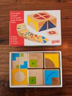 Goki Houten Puzzelblokken, 2 tot 4 jaar, Ophalen of Verzenden, Zo goed als nieuw, Van hout
