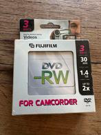 Fujifilm DVD-RW Camcorder Discs - Nieuw, Nieuw, Ophalen of Verzenden, ., Herschrijfbaar