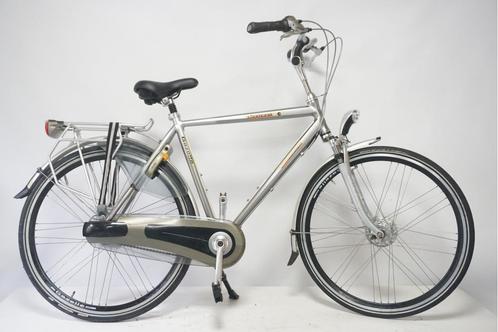 Refurbished Gazelle Primeur Chamonix 57cm - GewoonFietsen., Fietsen en Brommers, Fietsen | Heren | Herenfietsen, Zo goed als nieuw