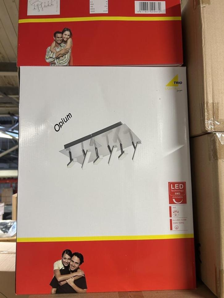 plafondspots PARTIJ TRIO OPIUM 70 stuks NIEUW IN DE DOOS, Huis en Inrichting, Lampen | Plafondlampen, Nieuw, Ophalen
