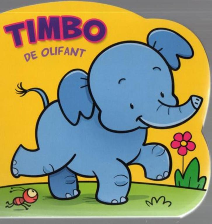 Timbo de Olifant Baby & Peuter gekartonneerd Boek KADO-TIP!, Boeken, Kinderboeken | Baby's en Peuters, Zo goed als nieuw, Verzenden