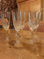 CRISTAL `d ARQUES - 7 KRISTALLEN  CHAMPAGNE GLAZEN, Verzenden, Zo goed als nieuw, Effen, Overige materialen