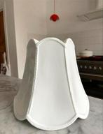 Lampenkap klassiek keramiek design wit XL, Minder dan 25 cm, Rond, Ophalen of Verzenden, Wit