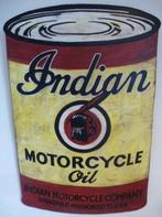 Indian Motorcycle Oil bord / mancave / vintage / industrieel, Verzamelen, Motoren, Ophalen of Verzenden, Zo goed als nieuw