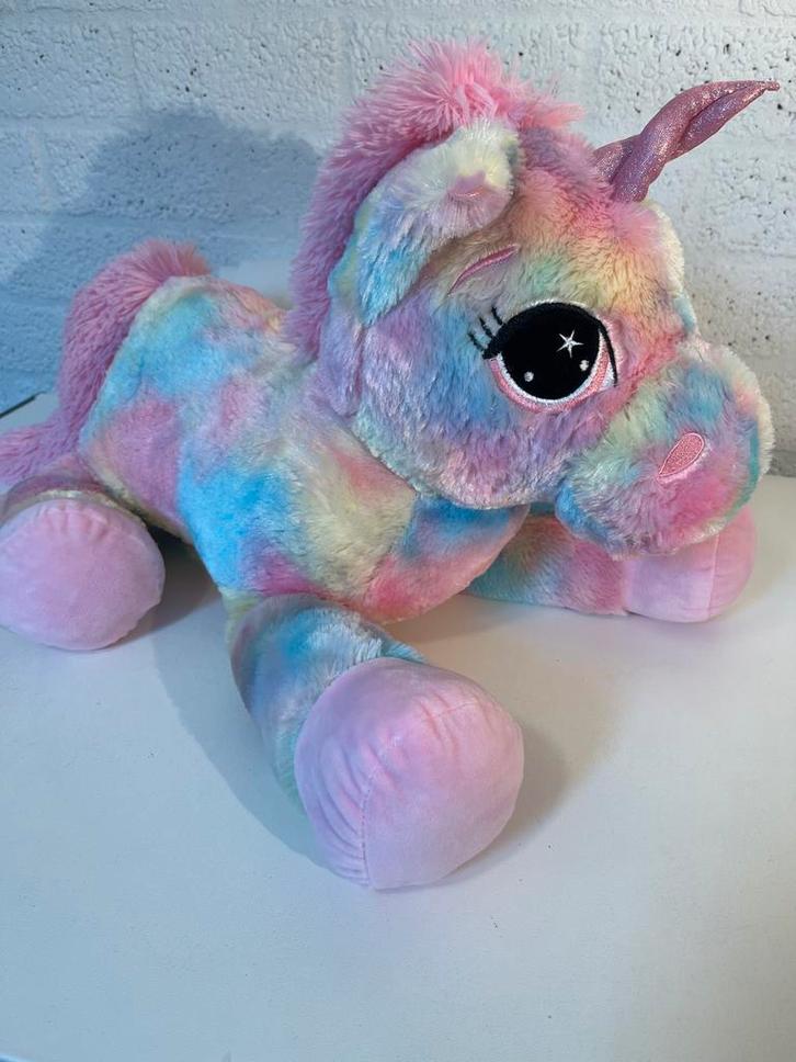 Eenhoorn grote Knuffel - 60cm, Kinderen en Baby's, Speelgoed | Knuffels en Pluche, Zo goed als nieuw, Paard, Ophalen of Verzenden