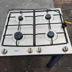 Gaskookplaat met elektrische ontsteking, Witgoed en Apparatuur, Ophalen, Gebruikt, 4 kookzones, Inbouw