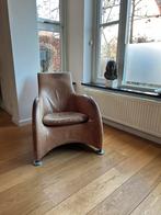 Montis loge fauteuil, Huis en Inrichting, Stoelen, Ophalen, Gebruikt, Bruin, Leer