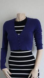 kort paars bolero vestje, Kleding | Dames, Truien en Vesten, Verzenden, Paars, Zo goed als nieuw, Maat 36 (S)