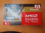 Sapphire Pulse RX 7600 8GB - Nieuw in doos!, Computers en Software, Videokaarten, AMD, PCI-Express 4, Nieuw, Ophalen of Verzenden
