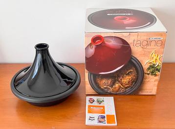 Le Creuset tajine, 27 cm, zwart, nieuw in doos beschikbaar voor biedingen