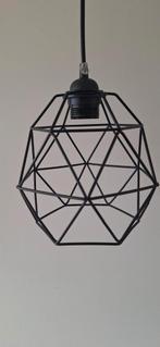 Hanglamp Zwart Metaal Ikea 2 stuks, Gebruikt, Ophalen of Verzenden, Metaal, Modern