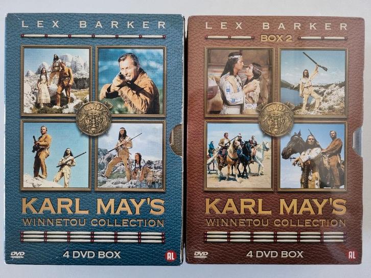 Karl May's Winnetou Collection 1 t/m 8 - Boxen, Cd's en Dvd's, Dvd's | Klassiekers, Zo goed als nieuw, Actie en Avontuur, Alle leeftijden