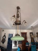 eetkamertafel lamp (antiek), Ophalen, Gebruikt, Glas, Minder dan 50 cm