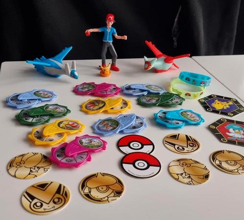 Pokémon pakket pikachu en ash pokemon flippo's armba, Kinderen en Baby's, Speelgoed | Actiefiguren, Zo goed als nieuw, Ophalen of Verzenden