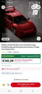 Ferrari F40 lego blokjes 4026 stuks, Hobby en Vrije tijd, Modelauto's | 1:5 tot 1:12, Ophalen, Nieuw, 1:5 t/m 1:8, Auto