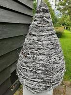 Decoratieve kegel-vaas van elzenhout - herfst- kerst, Huis en Inrichting, Ophalen, Gebruikt