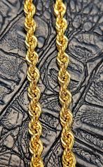 Mooie rope chain 14karaat gouden ketting, Ophalen of Verzenden, Nieuw, Goud, Goud