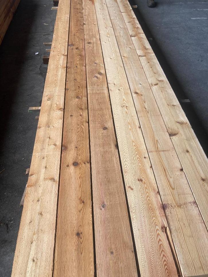 Western Red Cedar-balken-planken-geveldelen-regels-44x146mm, Tuin en Terras, Palen, Balken en Planken, Nieuw, Balken, 250 cm of meer