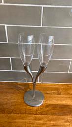 Set champagneglazen Moet Chandon Philippe di Meo, Ophalen of Verzenden, Overige typen