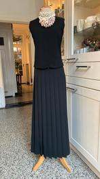 🎄CLASSY 100% wollen zwarte lange plooienrok van MARK, 38, Maat 38/40 (M), Overige typen, Zwart, Ophalen of Verzenden