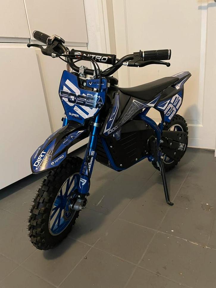 1000W eco mini/midi kinder dirtbike Fossa, Fietsen en Brommers, Minibikes, Midibikes en Pitbikes, Zo goed als nieuw, Overige typen