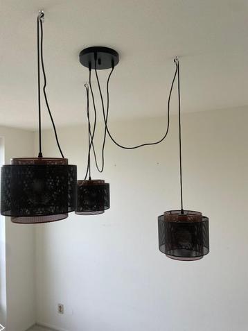 Stijlvolle Lucide ORRIN Hanglamp - Ø 25 cm - 3x E27 - Zwart beschikbaar voor biedingen