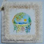 Vergezicht, geschilderd met aquarel verf, Ophalen of Verzenden, Zo goed als nieuw, Overige thema's