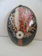 Vintage droogbloemen in lijstje, Ophalen of Verzenden