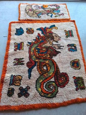 Kleurrijk tapijt/muurdecoratie uit Peru beschikbaar voor biedingen