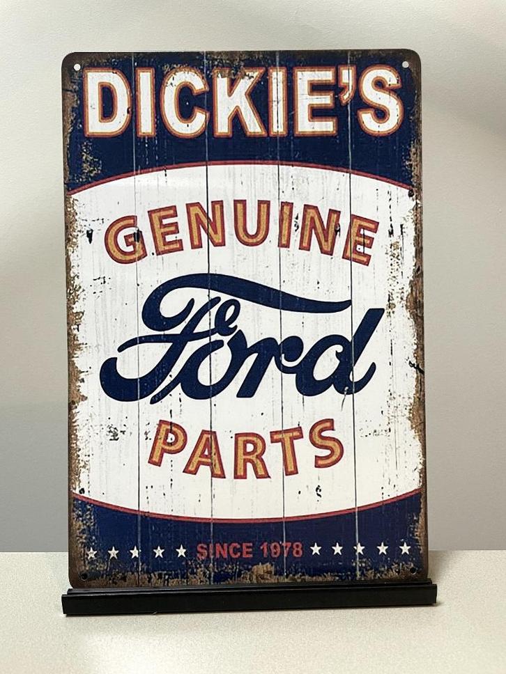Ford metalen reclamebord (Old Look), Verzamelen, Automerken, Motoren en Formule 1, Nieuw, Auto's, Ophalen of Verzenden