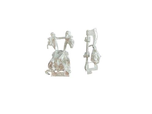 Warhamer Fantasy Orcs and Goblins Night Goblin Warboss, Hobby en Vrije tijd, Wargaming, Zo goed als nieuw, Warhammer, Figuurtje(s)