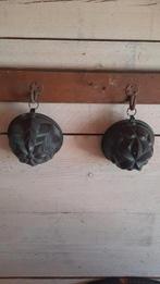 Set van 2 kleine oude bakvormpjes (nuzzelspul), Antiek en Kunst, Ophalen of Verzenden