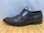 Hugo Boss, maat 42. Grafiet grijze veterschoenen., Verzenden, Zwart, Zo goed als nieuw, Hugo Boss