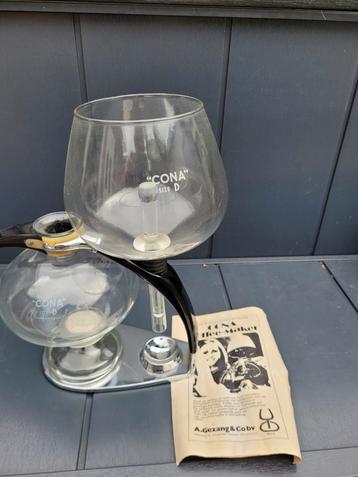 Vintage CONA koffiezetapparaat, model D-Genius,

 beschikbaar voor biedingen