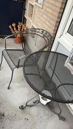 Tuinset gietijzer, Tuin en Terras, Tuinsets en Loungesets, Ophalen of Verzenden, Zo goed als nieuw, Overige materialen, 2 zitplaatsen