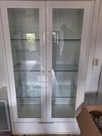 Zware vitrine kast, dik glas, Ophalen, Gebruikt, 50 tot 100 cm, Glas