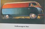 Ansichtkaart reclame voor de VW T1 bus 50 jaar in 2000, Ophalen of Verzenden, 1980 tot heden, Ongelopen, Voertuig