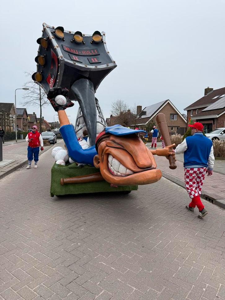 Carnavalswagen thema Honkbal, Hobby en Vrije tijd, Feestartikelen, Gebruikt, Versiering, Carnaval, Ophalen