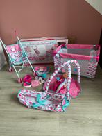Grote poppenset 15-in-1 speelset poppen bedje speelmat buggy, Kinderen en Baby's, Speelgoed | Poppen, Ophalen of Verzenden, Zo goed als nieuw
