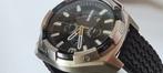 Diesel herenhorloge XXL, Sieraden, Tassen en Uiterlijk, Horloges | Heren, Overige merken, Leer, Staal, Ophalen of Verzenden
