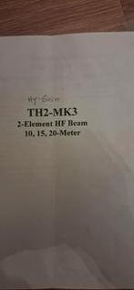 3bander hygain 2element beam antenne, Telecommunicatie, Ophalen of Verzenden, Zo goed als nieuw, Antenne