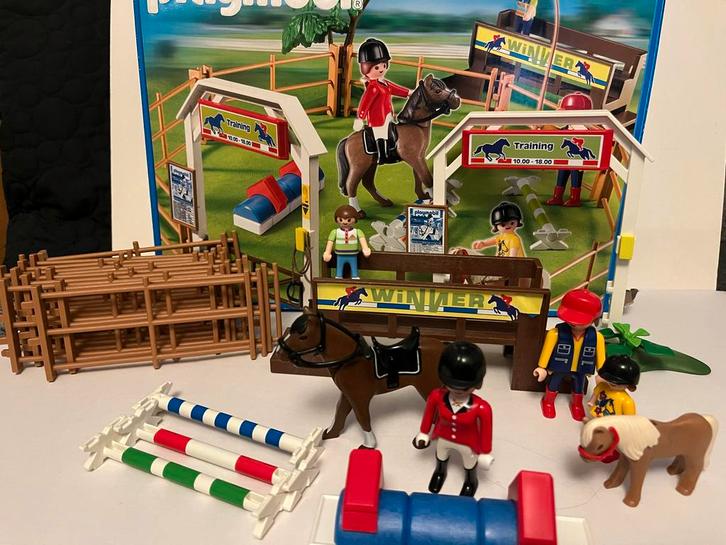 Playmobil 4185 Paardensport Set, Kinderen en Baby's, Speelgoed | Playmobil, Gebruikt, Complete set, Ophalen of Verzenden