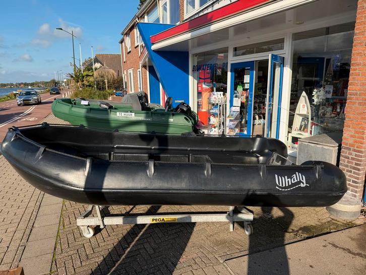 Whaly 370 zwart, Watersport en Boten, Rubberboten, Gebruikt, Overige merken, Overige materialen, Minder dan 70 pk, Benzine, Ophalen
