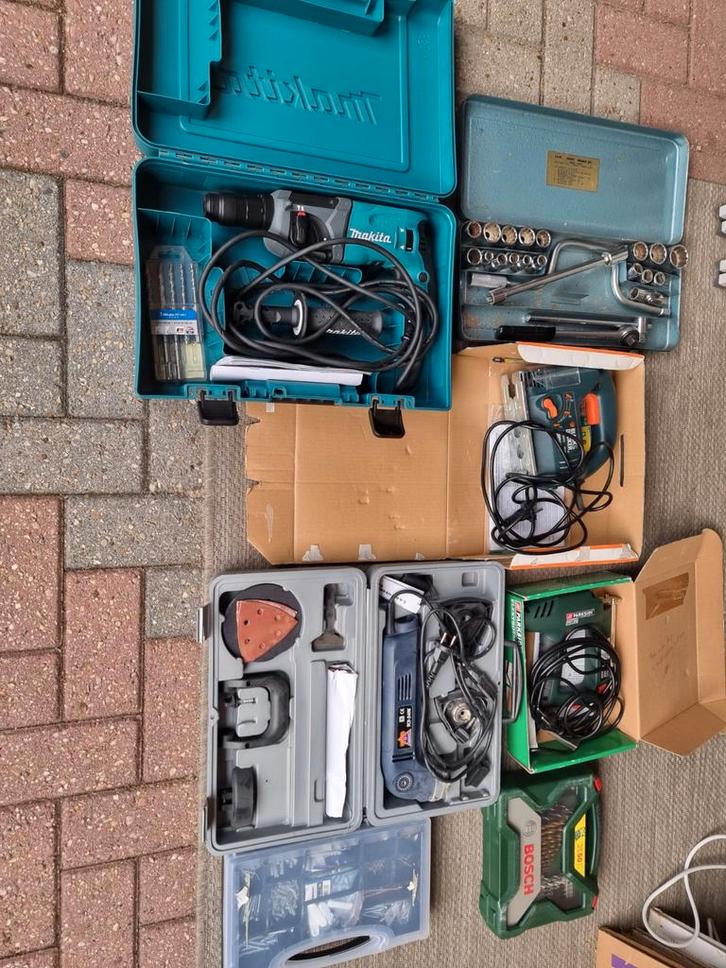 Gereedschapspakket - Bosch, Makita, Metabo, etc., Doe-het-zelf en Verbouw, Gereedschap | Boormachines, Ophalen